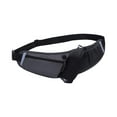 thumbnail image 2 of Running Belt Hydration Waist Pack with Water Bottle Holder for Men Women Waist Pouch Fanny Bag Reflective, 2 of 8