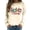 Beige-2, variant on Nana Claus Sweatshirt for Women Long Sleeve Casual Crewneck Christmas Sweatshirt Pullover Tops Grandma Gift