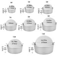 thumbnail image 4 of Yoetaun Cookie Cake Pans with Removable Bottom Aluminum Round NonStick Cake Mold Round Cake Tins Bakewares Bread Mold Enduring, 4 of 9