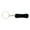 Black, variant on Mini Skateboard Keychain Heavy Duty Zinc Alloy Portable Colorful Skateboard Metal Key Ring Holder Bag Backpack Hanging Decoration Pendant