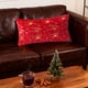 thumbnail image 4 of Gold Foil Christmas Pillow Cover Decorative Elk Bell Print Cushion Case for Holiday Home Decor Sofa Bedroom Living Room Festive Throw Pillowcase, 4 of 6