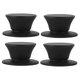 thumbnail image 4 of unbranded 1Jgo Mango Para De Olla Universal Negro Ergonómico Antiescaldad Para Uso Doméstico, 4 of 6