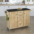 thumbnail image 2 of Bowery Hill Kitchen Cart with Granite Top in Natural, 2 of 2
