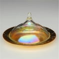 thumbnail image 1 of Red Pomegranate 6002-3 9 in. Rabat Covered Dish, Gold & Pearl, 1 of 1