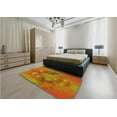 thumbnail image 5 of Ahgly Company Machine Washable Indoor Rectangle Transitional Lava Red Area Rugs, 3' x 5', 5 of 7