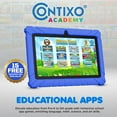 thumbnail image 3 of Contixo 7" Kids Tablet, 32GB, Educational Android Tablet for kids 3-7, Parental Controls, Dual Camera, WiFi - Dark Blue, 3 of 8