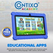(3 pack) Contixo V8 Kids Tablets, Educational Tablets for Kids with Learning Apps and Kid-Proof Tablet Case, 7”, Dark Blue