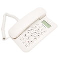 thumbnail image 3 of Corded Telephone, Pre Dial Minimalist Style Desk Phone  For Bank For Home For Hotel Black,White, 3 of 8