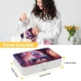 thumbnail image 5 of Unicorn Portable PU Leather Organizer Box with Removable Compartment for Jewelry Display and Storage - Jewelry Boxes Included, 5 of 6