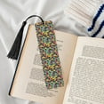 thumbnail image 4 of Kdxio Angry Shark Pattern Print Metal Tassel Bookmarks,Perfect Gift for Art Lovers and Bookworms Metal Bookmarks for Women, 4 of 8