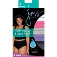 thumbnail image 2 of Just My Size Women's Plus Pure Bliss Brief Panties, 5-Pack, 2 of 2