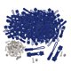 thumbnail image 2 of Kit de reparación de cremalleras de 200 piezas, versátil, con deslizadores y tiradores desmontables. Piezas de repuesto. Azul oscuro, 2 of 9