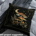 thumbnail image 2 of jejeloiu Vintage Mushroom Fabric by the Yard 10 Yards,Natural Plant Room Decor Fabric by the Yard,Galaxy Starry Night Sewing Fabric For Child,Super Cozy Room Decor, 2 of 6