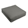 thumbnail image 3 of Sorra Home  Indoor/Outdoor Solid Deep Seating Corded Cushion 23.5 x 23 x 5 Deep Seat Cushion Corded - Graphite, 3 of 5