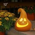 thumbnail image 4 of 12inch Jack-O'-Lantern Halloween Light-Up Pumpkin Lantern for Indoor/Outdoor Party & Home Décor, 4 of 5