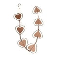 thumbnail image 2 of Heart Shape Wind Chime, Hook Installation Decorative Drainage Function Elegant Metal Rain Chain Beautiful Iron Material  For Downspout For Patio, 2 of 8