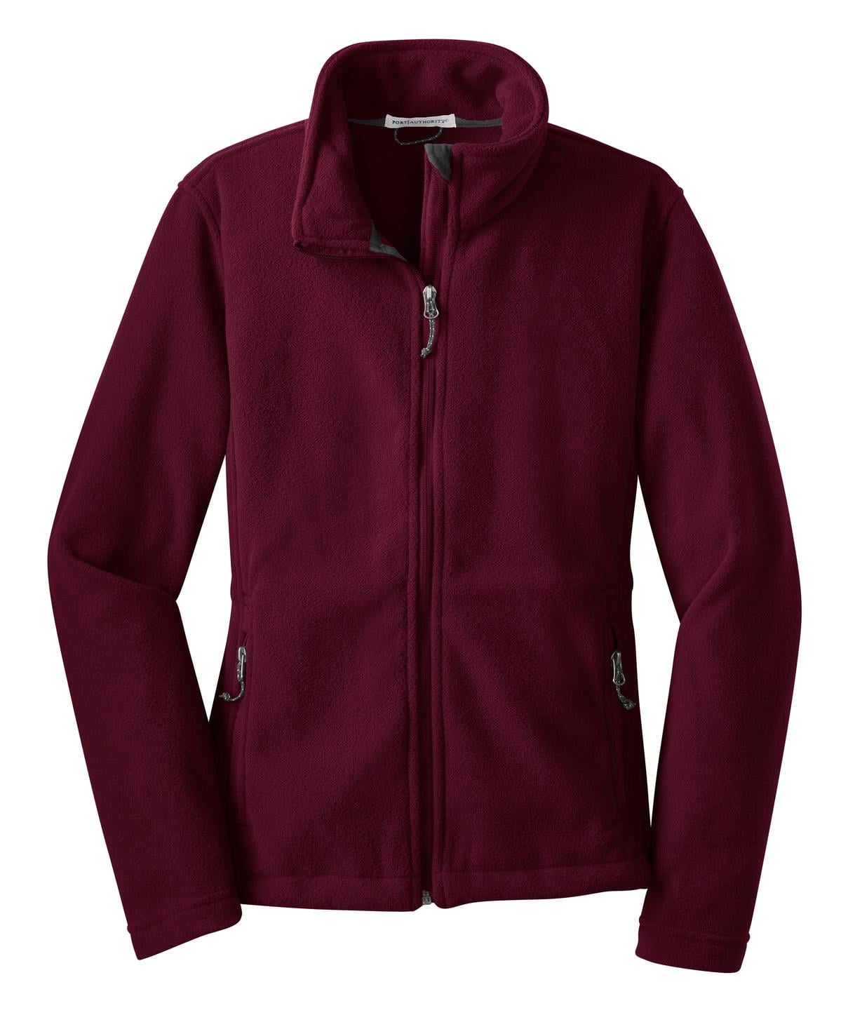 Port Authority Ladies Value Fleece Jacket-L (Maroon) 