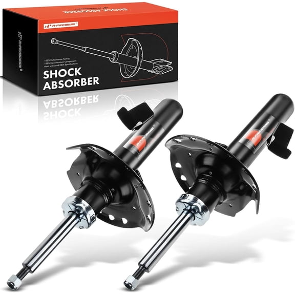 A-Premium Front Pair (2) Shock Absorber Strut Assembly Compatible with Volvo XC60 2015 2016 2017, Driver and Passenger Side