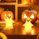 thumbnail image 5 of Decoraciones de Halloween, adornos de Halloween, linterna LED de Halloween, lámpara aterradora y espeluznante para fiesta, perfecta para Halloween, linda, espeluznante, amigable, fantasma de plástico,, 5 of 6