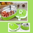 thumbnail image 1 of pdqouc Hot Food Container Rectangular Insulation Box Stainless Steel Lunch Box Food Storage Container Children's Hot Food Insulation Box for school home and office picnics, 1 of 9