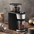 thumbnail image 2 of Electric Coffee Bean Grinder 35 Level Adjustable Large Capacity 12 Cups Espresso Coffee Grinder with Anti-Static Conical Burr Detachable Visible Bin Cleaning Brush, 2 of 9