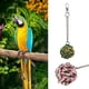 thumbnail image 5 of Greeniant Juguetes para loros, colores brillantes, opción segura y confiable para loros, pájaros, loros, cuerda de algodón, bola de cadena Juguetes para pájaros, 5 of 6
