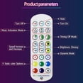thumbnail image 5 of Controlador Wi-Fi de tira LED, receptor Wi-Fi inalámbrico Br-vie con control remoto IR de 24 teclas, control de voz con Alexa Google Assistant [Clase de eficiencia energética A+] JAMW Sencillez, 5 of 5