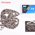 thumbnail image 5 of KMC 1/2X3/32" 1/2X11/128" Mountain Bike Chain, 116/118 Links Bicycle Chain with Magical Link, Cycling Hollow Design Chain Fit 6/7/8/9/10/11 Speed Shimano Sram Bike Cassette Sprocket, 5 of 6
