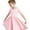 Pink, variant on Stelle Short Sleeve Sundress A-Line Knee Length Flared Swing Cross Back Skater Skirt Midi Dress for girls,Pink,7 Years