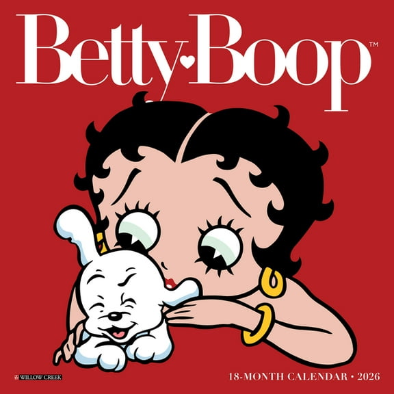 Betty Boop Mini Wall Calendar, (Paperback)