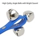 thumbnail image 5 of Campana de mano Irfora Mango Bell Shaker Handbell Stick Juguete musical de percusión con 3 cascabeles para niños Irfora Campana de mano, 5 of 6
