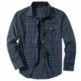 thumbnail image 3 of LIaqionyy Flannel Shirts for Men Plaid Shirt Casual Button down Long Sleeve Soft Christmas Tops with Pocket, 3 of 7