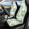 thumbnail image 2 of FUIALDOLG Sage Green Hibiscus Tropical Floral Print Front Seat Cover for Women, Set of 2 Vehicle Seat Covers Nonslip Interior Decor Accessory Car Seat Cover, 2 of 9