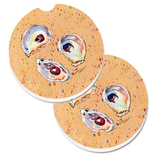 Oyster Set of 2 Cup Holder Car Coaster