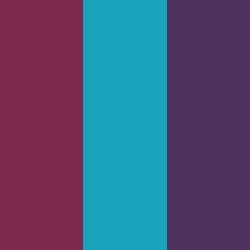 Raspberry-Teal-Violet