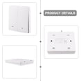 thumbnail image 3 of Interrupteur de Scène Tout Neuf Interrupteur Intelligent Écoénergétique ForZigBee 3.0 Alimenté par Pile Bouton-Poussoir Conception Interrupteur de Scène Intelligent, 3 of 9