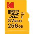 thumbnail image 1 of Tarjeta microSDXC KODAK 256GB UHS-I U3 V30 A1 con adaptador, 1 of 7