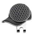 thumbnail image 1 of S SERENABLE New Golf Ball Marker with Golf Hat Clip Funny Cap Pattern - Black, 1 of 5
