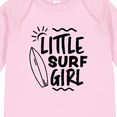 thumbnail image 4 of Inktastic Little Surf Girl with Surfboard Girls Long Sleeve Baby Bodysuit, 4 of 5