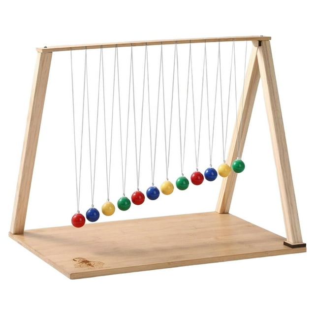 Cradle Balance Balls Single Pendulum Wave Device Brain Teaser Collectibles Herramienta de aprendizaje de física para regalo de cumpleaños