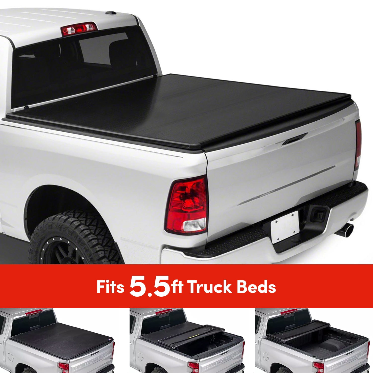 Auto Parts And Vehicles Truck Bed Accessories Fits 2015 2018 Ford F150 5 5ft Bed Vinyl Black Smooth Roll Up Tonneau Cover Diamondinvest Co Il