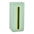 thumbnail image 1 of Caja de pañuelos rectangular multifuncional impermeable para pared con funda para toallas faciales Verde, 1 of 3