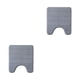 thumbnail image 2 of Alfombrilla de baño Toystoory Antideslizante Ajuste universal gris 50x60cm 2Conjunto, 2 of 6