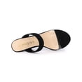 thumbnail image 4 of Unique Bargains Women's Clear Strap Stiletto Heel Slides Sandals, 4 of 7