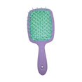 thumbnail image 3 of Cepillo para desenredar, peine para rizos de , cepillo para el cabello, cepillo suave para cabello húmedo, cepillo de paleta para cabello Verde púrpura Yinane cepillo desenredante, 3 of 8