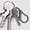 B(4*1.8cm), variant on Small Carabiner Clips 1.29 inch(33mm) Metal Double Sided Spring Gate Snap Hooks Keychain Clasp Accessories