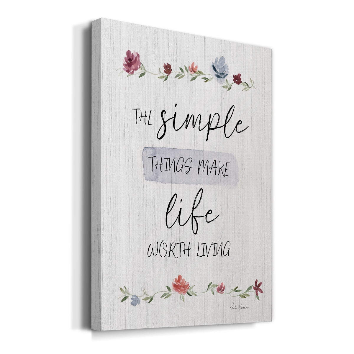 The Simple Things Premium Gallery Wrapped Canvas - Ready to Hang