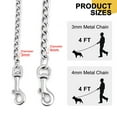 thumbnail image 4 of Didog 4ft Strong Metal Chain Dog Leash Heavy Duty Walking Leashes with Soft Padded Handle, 4 of 7