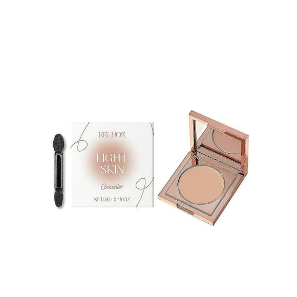 Undereye Corrector, Color Corrector for Dark Circles with Brush, Conceal & Brighten Dark Circles, Under Eye Concealerivory