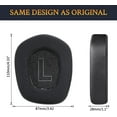 thumbnail image 6 of SOULWIT Cooling Gel Professional Earpads Replacement for Logitech G733 G535 G335 Lightspeed Wireless Gaming Headset, Ear Pads Cushions with Comfort Noise Isolation Foam - Black, 6 of 6